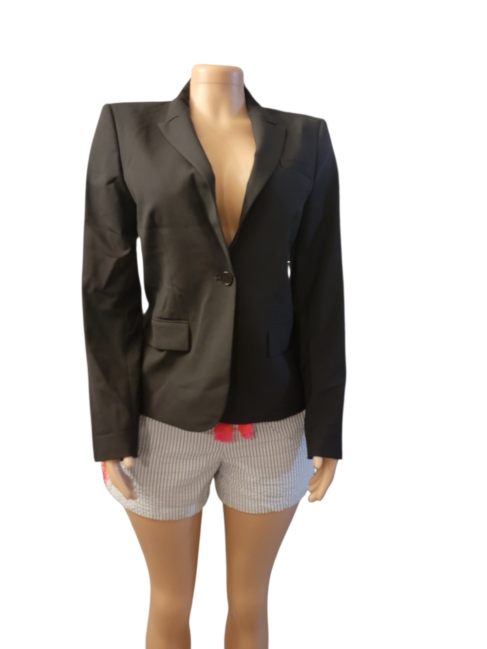 Theory Black Single-Button Women's Blazer